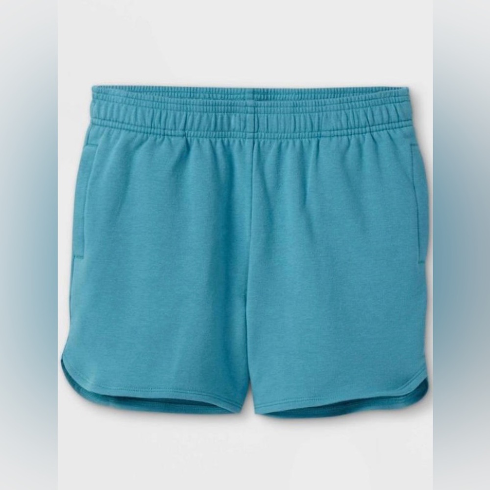 NWT All in Motion Teal Green Girls’ Performance Shorts 3in